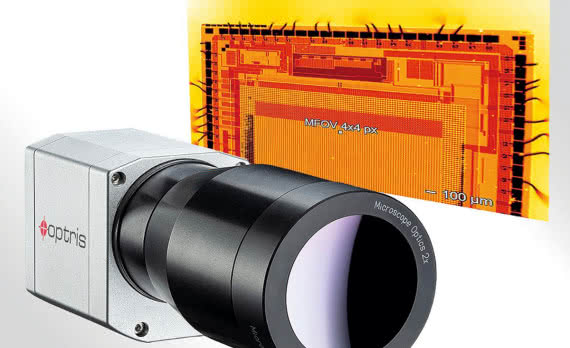 Kamera termowizyjna PI 640i z nową optyką mikroskopową 