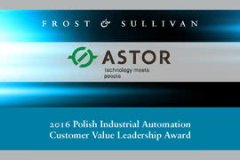 Astor nagrodzony przez firmę Frost & Sullivan 