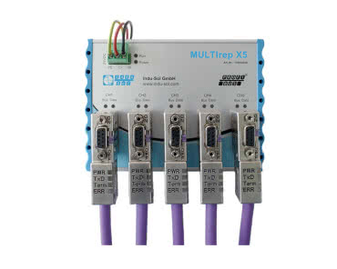 MULTIrep X5 – 5 kanałowy wzmacniacz PROFIBUS