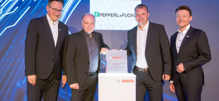 Firma Pepperl+Fuchs nagrodzona Bosch Global Supplier Award 2019 