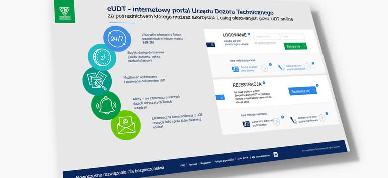 Internetowy portal obsługi klientów UDT 