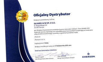 Skamer-ACM dystrybutorem Aventics