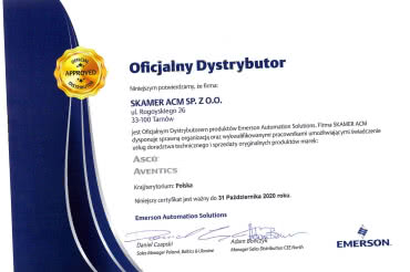 Skamer-ACM dystrybutorem Aventics