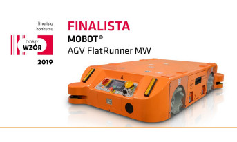 Robot mobilny AGV FlatRunner MW firmy WObit finalistą konkursu Dobry Wzór 2019