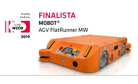 Robot mobilny AGV FlatRunner MW firmy WObit finalistą konkursu Dobry Wzór 2019 