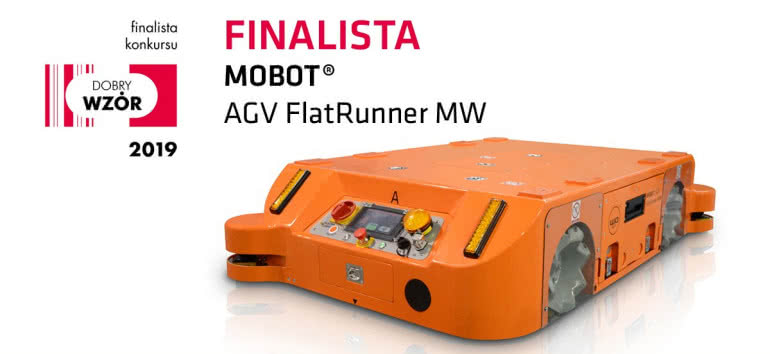 Robot mobilny AGV FlatRunner MW firmy WObit finalistą konkursu Dobry Wzór 2019 