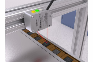 Laserowy miernik odległości o rozdzielczości 0,002 mm w zakresie pomiarowym 40...80 mm