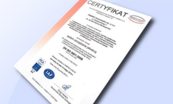 Trasko Automatyka z certyfikatem ISO 9001
