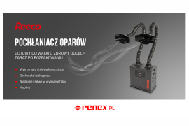 Nowość w ofercie - pochłaniacz oparów lutowniczych REECO