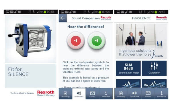 Bosch Rexroth Sp. z o.o. Fit4Silence aplikacja do