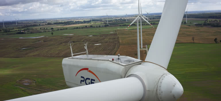PGE i Bioseco testują nowy system bezpieczeństwa na farmach wiatrowych 