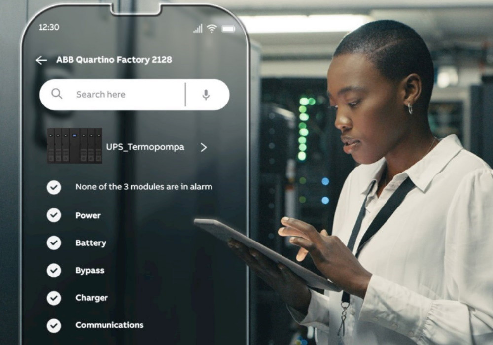 Aplikacja mobilna ABB Ability SmartTracker
