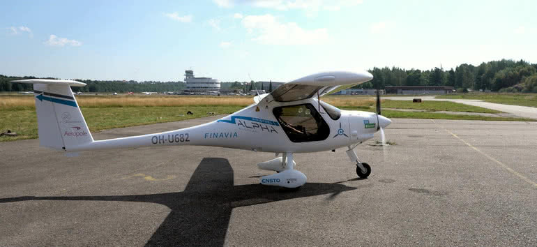 Fortum testuje samolot elektryczny 