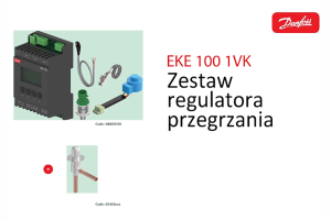 Zestaw regulatora przegrzania EKE 100 1VK