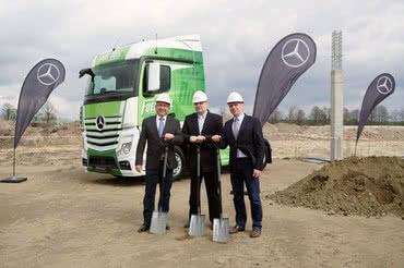 Daimler rozpoczął w Jaworze stawianie hali montażu silników 