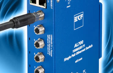Switch Single Pair Ethernet z 5 portami 100BASE-T1 i 2 portami 1000BASE-T 