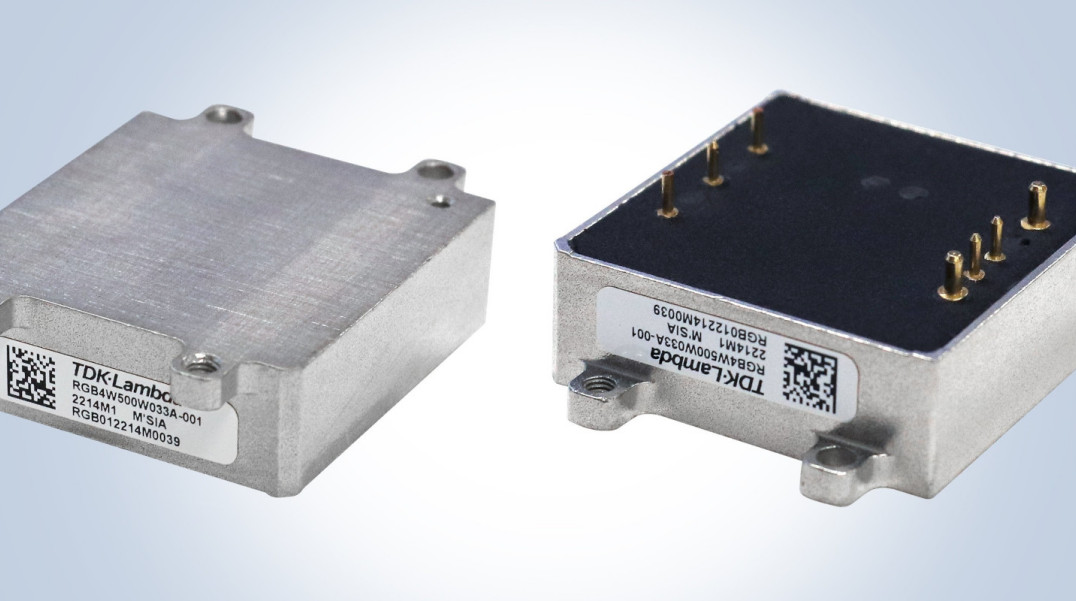 Seria konwerterów DC-DC do robotów i pojazdów AGV