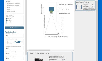 Narzędzie online do konfiguracji kamer liniowych