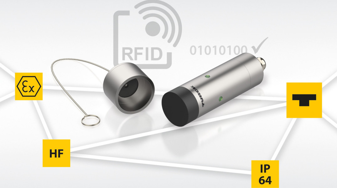 Głowica RFID do pracy w strefach zagrożonych wybuchem ATEX Zone 1/21