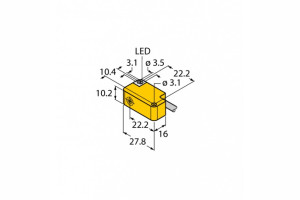 Czujnik indukcyjny NI5U-Q10S-AP6X