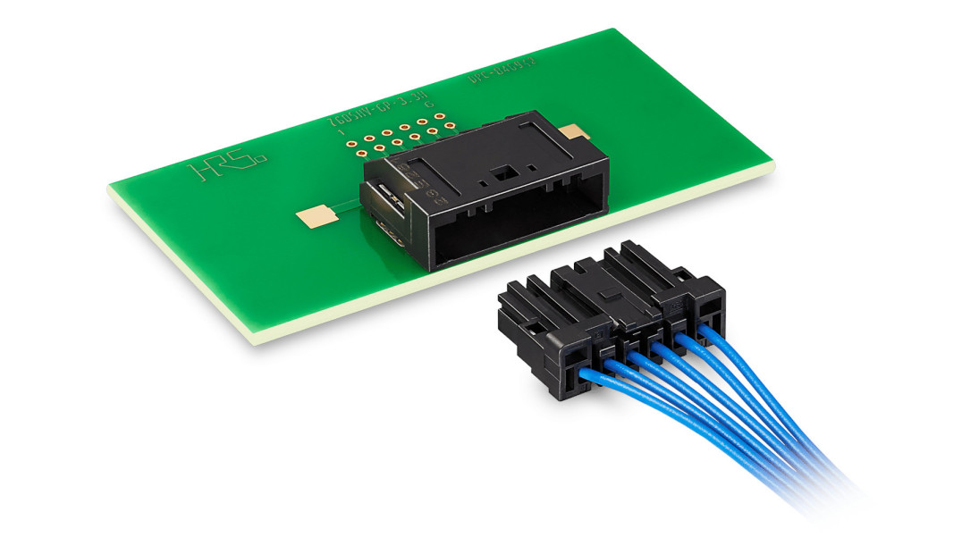 1000-woltowe złącza płytka-kabel o małej powierzchni i dopuszczalnej temperaturze pracy +125°C