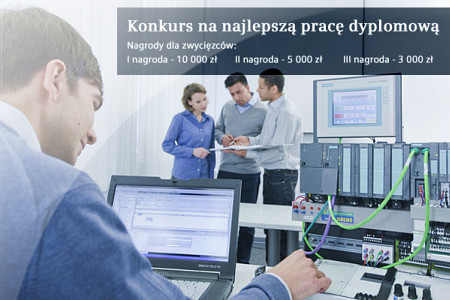 Konkurs prac dyplomowych dotyczących automatyki przemysłowej