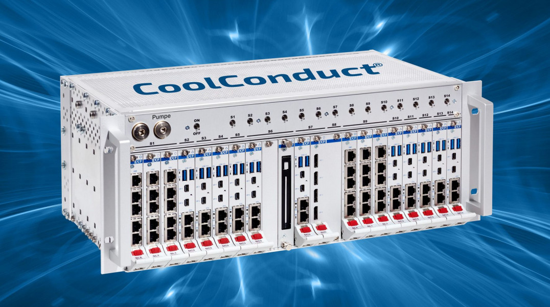 Dziewiętnastocalowa szafa CompactPCI Serial z wydajnym systemem chłodzenia CoolConduct
