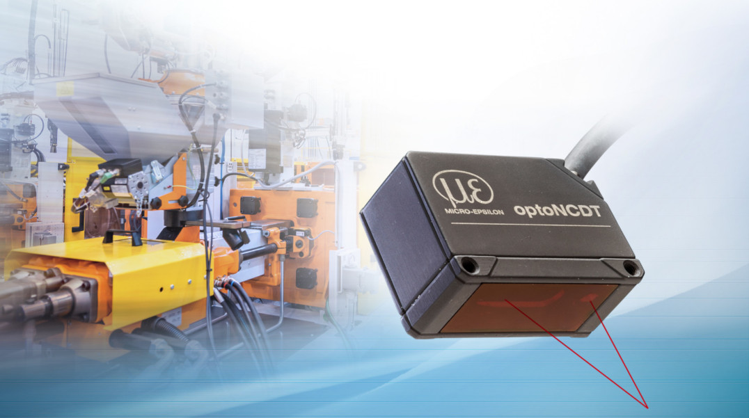 Czujnik triangulacyjny o powtarzalności 3,7 mm i częstotliwości pomiarów 1 kHz