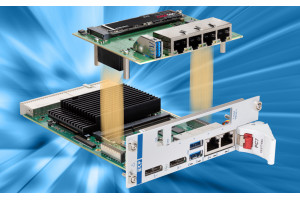 Moduł I/O z 4 portami 2.5GBASE-T do kart mikroprocesorowych CompactPCI PlusIO i CompactPCI Serial