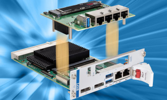 Moduł I/O z 4 portami 2.5GBASE-T do kart mikroprocesorowych CompactPCI PlusIO i CompactPCI Serial