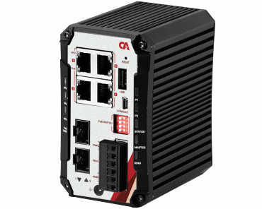 Zarządzalny switch przemysłowy CBGM-0602-SFP, 6 portów Gigabit, PoE++ (bt)
