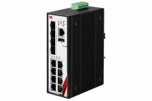 Zarządzalny switch przemysłowy EGM-1204-SFP, 12 portów 8*10/100/1000Base-T(X) + 4*100/1000Base-(F)X SFP