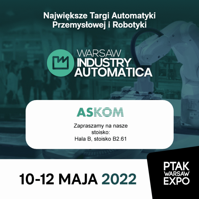 ASKOM na WARSAW INDUSTRY AUTOMATICA 2022 