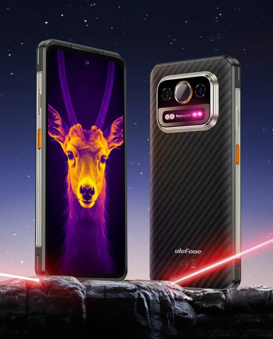 Smartfon 5G o stopniu ochrony IP68/IP69K z kamerą termowizyjną i noktowizyjną