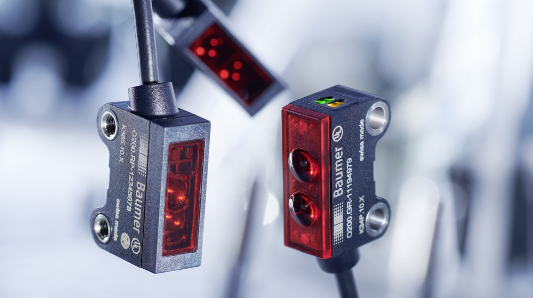 Miniaturowe czujniki optyczne o skutecznym tłumieniu zakłóceń i automatycznej konfiguracji