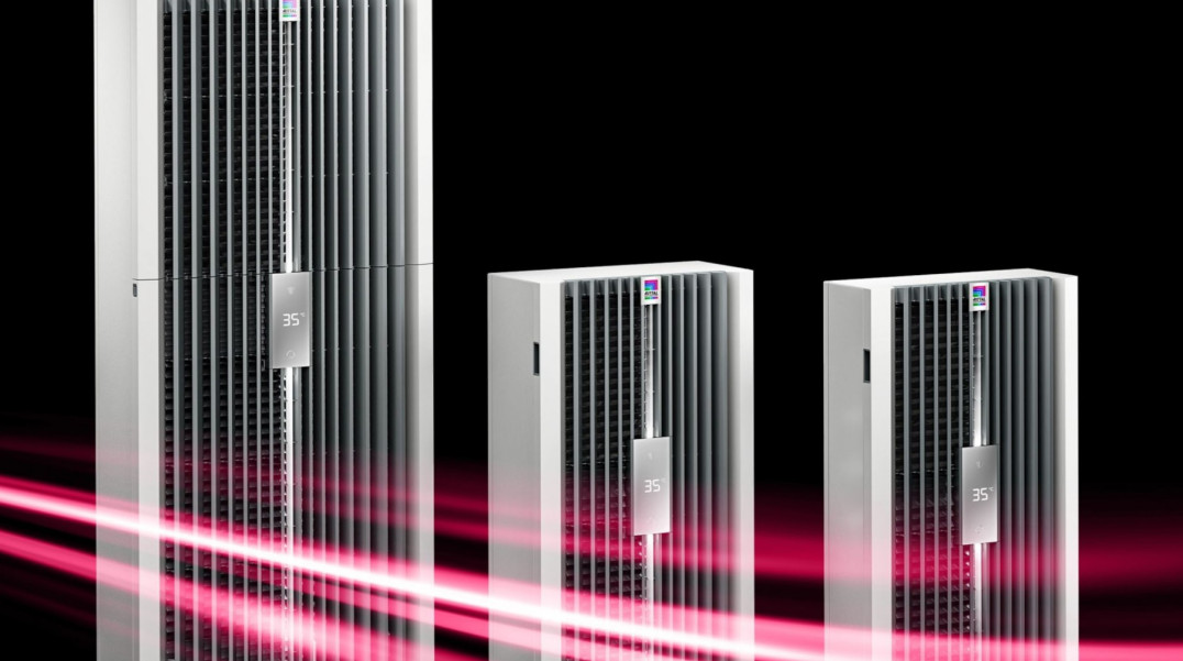 Inteligentne klimatyzatory o mocy od 300 do 1000 W, do szaf sterowniczych