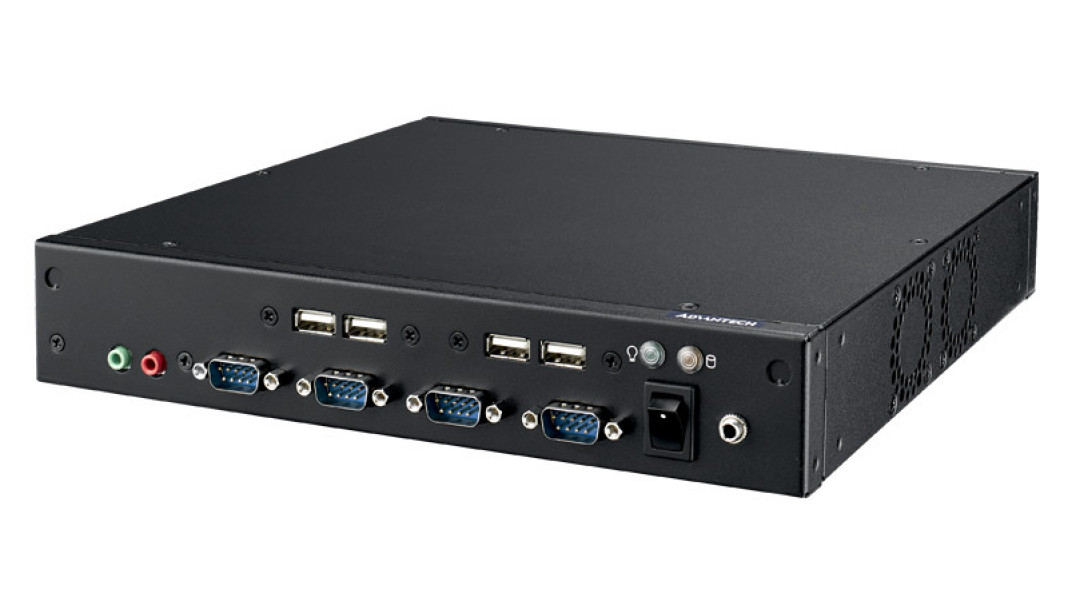 Komputer embedded o wysokości 1U do montażu w ciasnych przestrzeniach