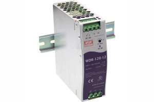 Zasilacz na szynę DIN Mean Well WDR-120-24, 24 V/DC, 5 A, 120 W