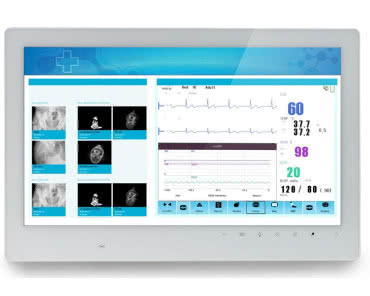 Seria komputerów panelowych z ekranem dotykowym Full HD do zastosowań w medycynie