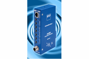 Switch przemysłowy Single Pair Ethernet z portami 1000BASE-T i 7 x 100BASE-T1