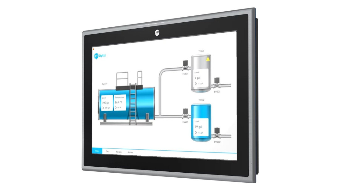 Konfigurowalne terminale graficzne OptixPanel o przekątnej ekranu od 4" do 21,5"