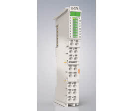 Wielofunkcyjny, konfigurowalny terminal I/O EtherCAT z liniami 10 V/20 mA