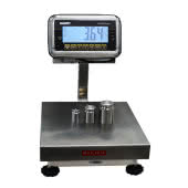 Przemysłowa waga stołowa o zakresie pomiarowym do 150 kg z 7-calowym wyświetlaczem