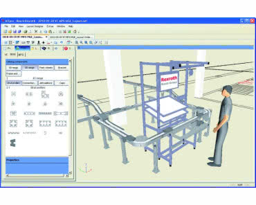 Bezpłatne i szybkie projektowanie systemów montażowych za pomocą oprogramowania MTpro light firmy Bosch Rexroth