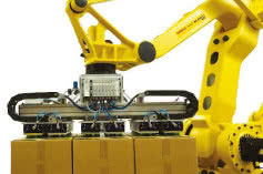 Roboty FANUC do obsługi i pakowania produktów 