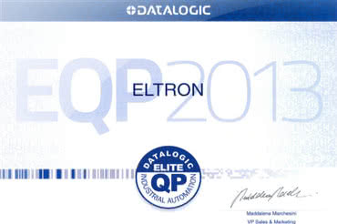 Eltron kolejny raz utrzymał tytuł Elite Quality Partner firmy Datalogic 