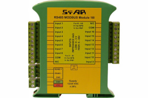 Moduł 16 wejść cyfrowych z interfejsem RS-485 / Modbus