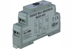 Moduł 4 wejść cyfrowych z interfejsem RS-485 / Modbus