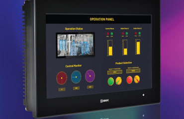 7-calowy interfejs HMI z pojemnościowym ekranem dotykowym o dużej jasności 