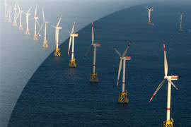 Niemcy otwierają potężne morskie farmy wiatrowe 